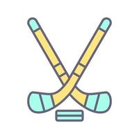 icône de vecteur de hockey sur glace