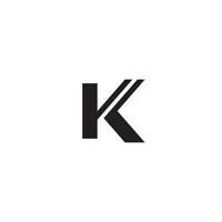 conception de logo ou d'icône de lettre k vecteur
