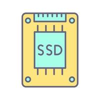 icône de vecteur ssd