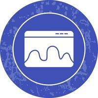 icône de vecteur de statistiques de page Web