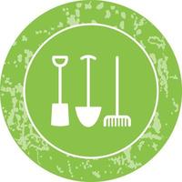 icône de vecteur d'outils de jardinage