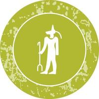 icône de vecteur de dieu égyptien