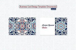 motifs décoratifs géométriques islamiques, collection d'arrière-plan, cartes de visite islamiques. image vectorielle. vecteur