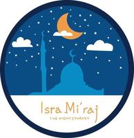 vecteur d'isra miraj