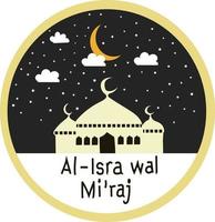 vecteur d'isra miraj