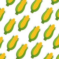 fond d & # 39; icônes de maïs délicieux vecteur