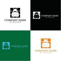 conception de logo unique. un logo créatif pour votre entreprise. formats vectoriels vecteur