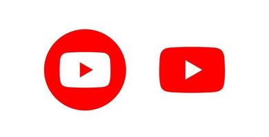 vecteur de logo youtube, vecteur d'icône youtube, vecteur libre de symbole youtube