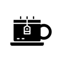 icône de tasse de thé pour votre site Web, mobile, présentation et conception de logo. vecteur