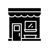 icône de magasin pour votre site Web, mobile, présentation et conception de logo. vecteur