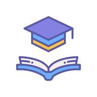 icône de l'éducation pour votre site Web, mobile, présentation et conception de logo. vecteur