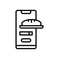 icône d'application de boulangerie pour votre site Web, mobile, présentation et création de logo. vecteur
