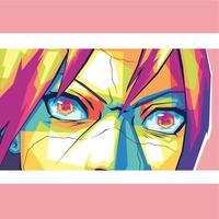 uchiha itachi est l'un des personnages préférés de la série animée naruto sous la forme d'un design wpap à utiliser comme affiches, fonds d'écran et autres vecteur