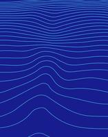 lignes de vague abstraites vecteur