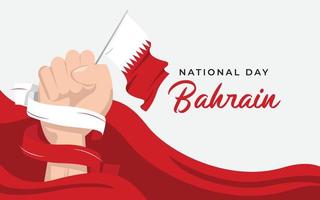 modèle de conception de la fête nationale de bahreïn vecteur