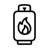 conception d'icône de gaz vecteur