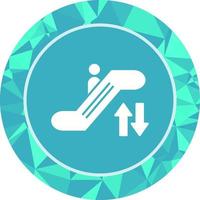 icône de vecteur d'escalator