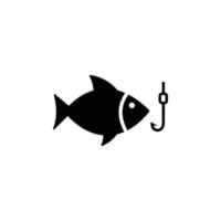 pêche simple icône plate illustration vectorielle vecteur