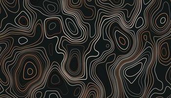 relief topographique. illustration topographique. conception abstraite de style découpé en papier. ligne de courbe en couches géométriques noir, vecteur d'or, décoration réaliste de papercut texturée avec des couches ondulées