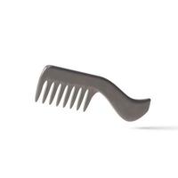 Brosse à cheveux volante réaliste 3D. illustration vectorielle. vecteur