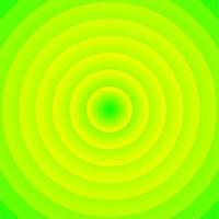 illusion de cercle abstrait vert et jaune vecteur