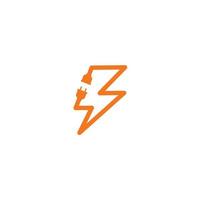 prise électrique logo vecteur icône illustration