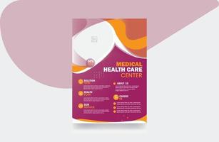 affiche de couverture de bannière de santé modèle de flyer de médias sociaux de l'hôpital vecteur
