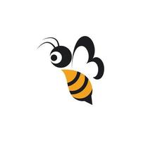 vecteur de modèle de logo d'abeille