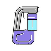 illustration vectorielle d'icône de couleur de machine de pulvérisation de bronzage vecteur