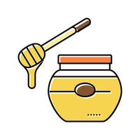 bouteille de miel apiculture couleur icône illustration vectorielle vecteur
