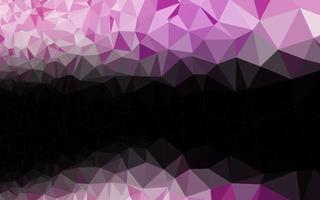 toile de fond abstrait polygone vecteur violet clair.