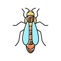 reine des abeilles apiculture couleur icône illustration vectorielle vecteur