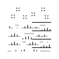 illustration vectorielle de l'icône de la ligne d'entretien des pelouses vecteur