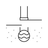 pipeline d'illustration vectorielle d'icône de ligne de drainage vecteur