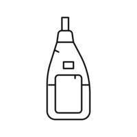 sac d'embrayage femme ligne icône illustration vectorielle vecteur