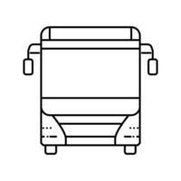 bus transport véhicule ligne icône illustration vectorielle vecteur