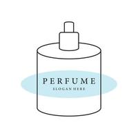 la conception de logo créatif cosmétique de parfum de parfum de luxe isolé peut être utilisée pour les entreprises, les entreprises, les cosmétiques et les parfums. vecteur