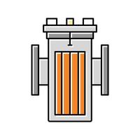 illustration vectorielle de l'icône de couleur de l'équipement de filtre à eau vecteur