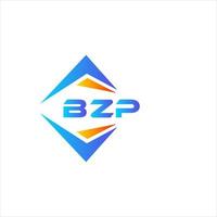 création de logo de technologie abstraite bzp sur fond blanc. concept de logo de lettre initiales créatives bzp. vecteur