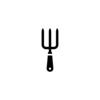 vecteur de symbole d'icône de fourchette à main