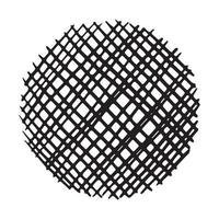 illustration vectorielle de cercle texturé avec motif vecteur
