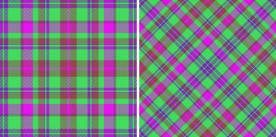 tartan de texture vectorielle. fond de tissu de modèle. carreaux sans couture en textile à carreaux. vecteur