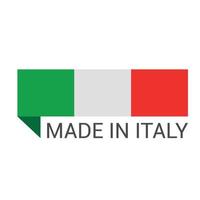 étiquette de fabrication italienne vecteur