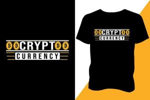 conception de t-shirt bitcoin. conception de t-shirt tendance vecteur