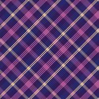 plaid tartan avec motif couleur nuit. vecteur