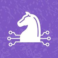 icône de vecteur de cheval de Troie