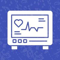 icône de vecteur de cardiogramme