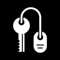 icône de vecteur de clé de chambre