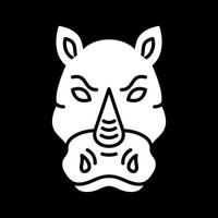 icône de vecteur de rhinocéros