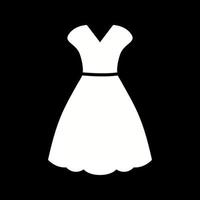 icône de vecteur de robe femme